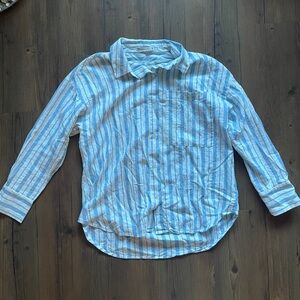 Abercrombie & Fitch Linen Blend Shirt